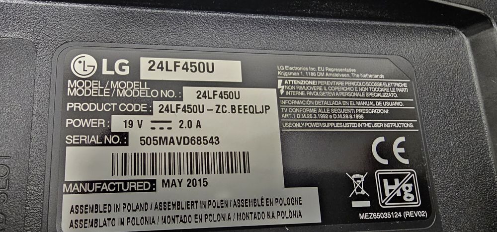 Televizor / monitor led LG 61 cm