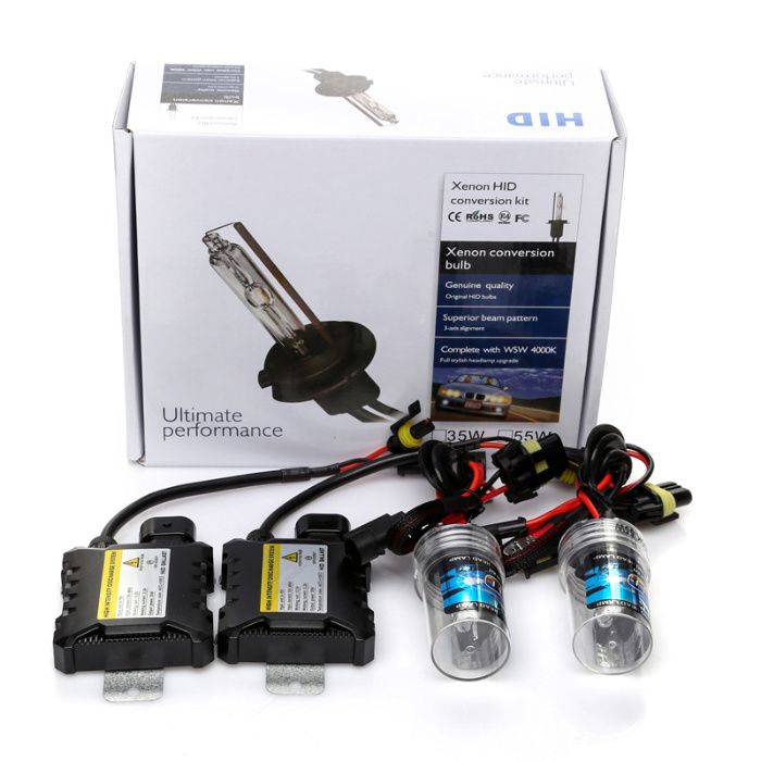 Kituri xenon auto 35/55/100W, Canbus 4300/6000K/8000 H1/H3/H4/H7