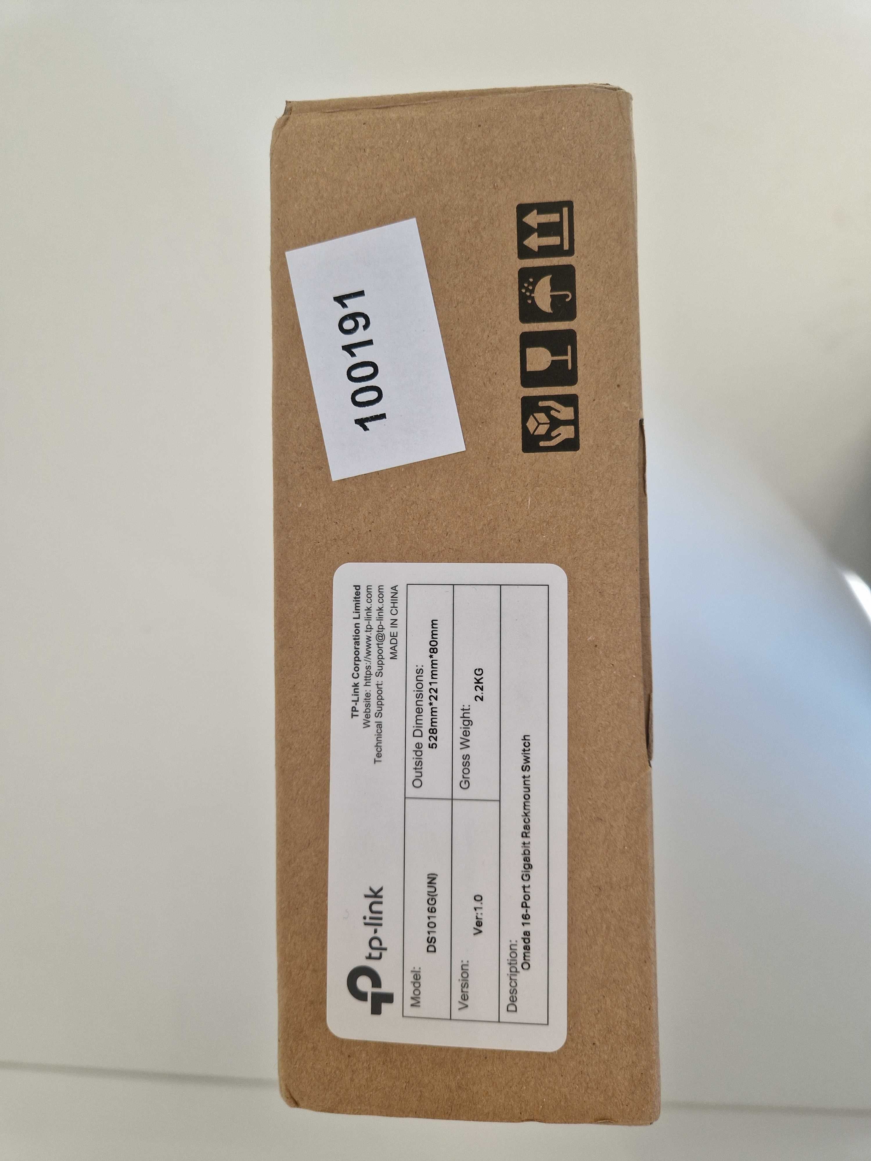 Суич TP-Link Omada DS1016G, 16 порта, Gigabit