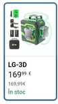 Nivelă laser autonivelantă LasGoo LG-3D 3x360° - Fascicul laser 3D ver