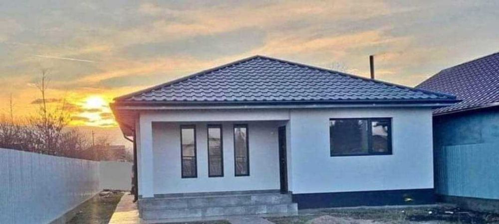 Vand case pe structura metalica