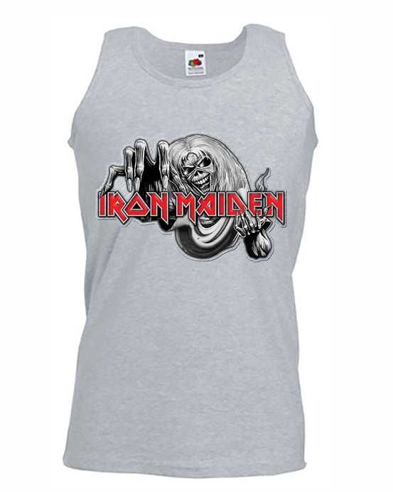 Мъжки потници IRON MAIDEN с ROCK / РОК принт! Поръчай с твоя идея!
