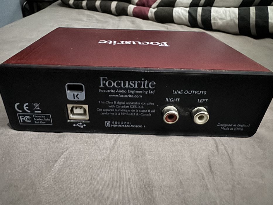 Interfata audio Focusrite Solo gen 2