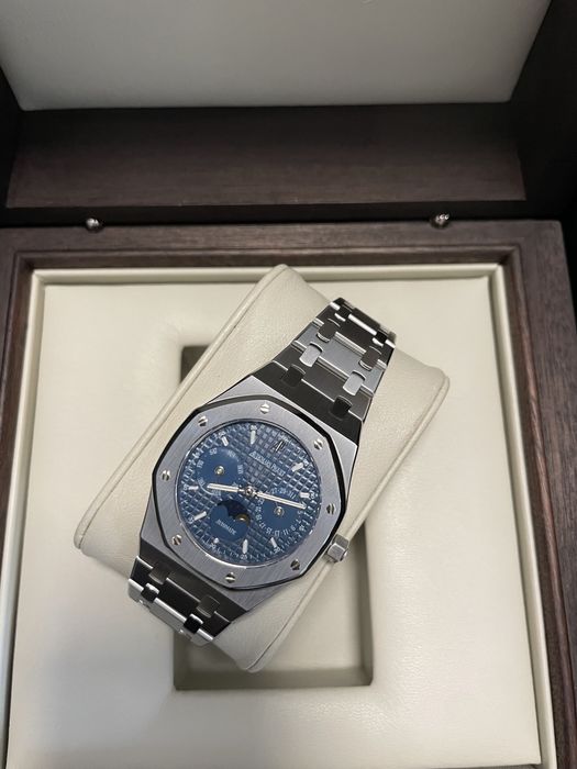 Часовник Audemars Piguet Royal Oak 36 Perpetual Calendar Blue Dial