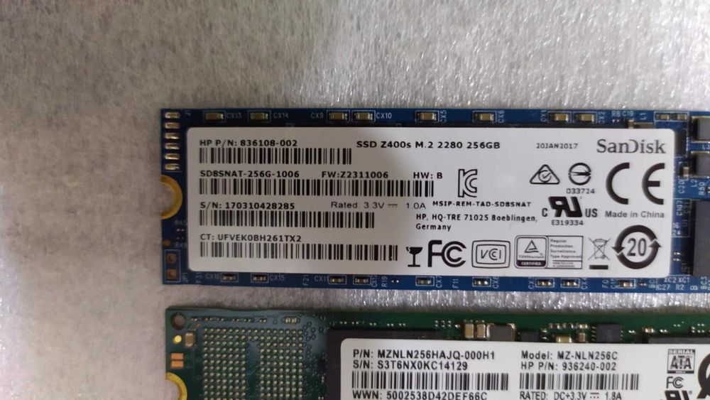 3 БРОЯ SSD и Памет2 Броя ВСИЧКИ РАБОТЕЩИ от чужбина