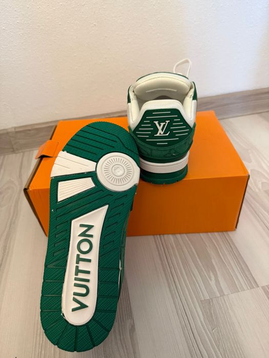 louis vuitton sneaker green size 42
