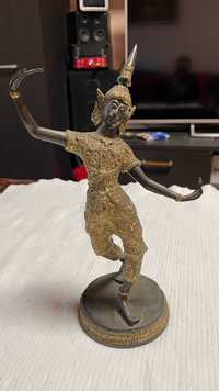 Statuie Dansator Bronz Thailandeză Templu Teppanom Tai-Deosebit-