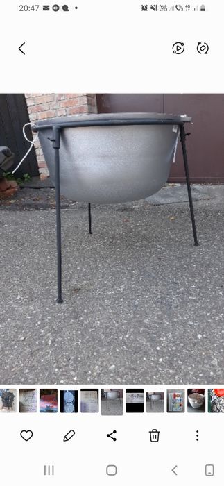 Vând ceaun nou din aluminiu alimentar cu capac de 16.5litri