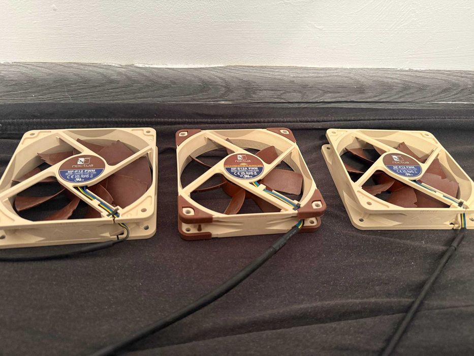 Case Fans 2x Noctua NF-P12 PWM + Noctua NF-S12A PWM