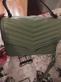 Дамска чанта зелена