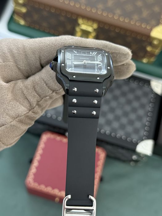 Cartier Santos Rubber