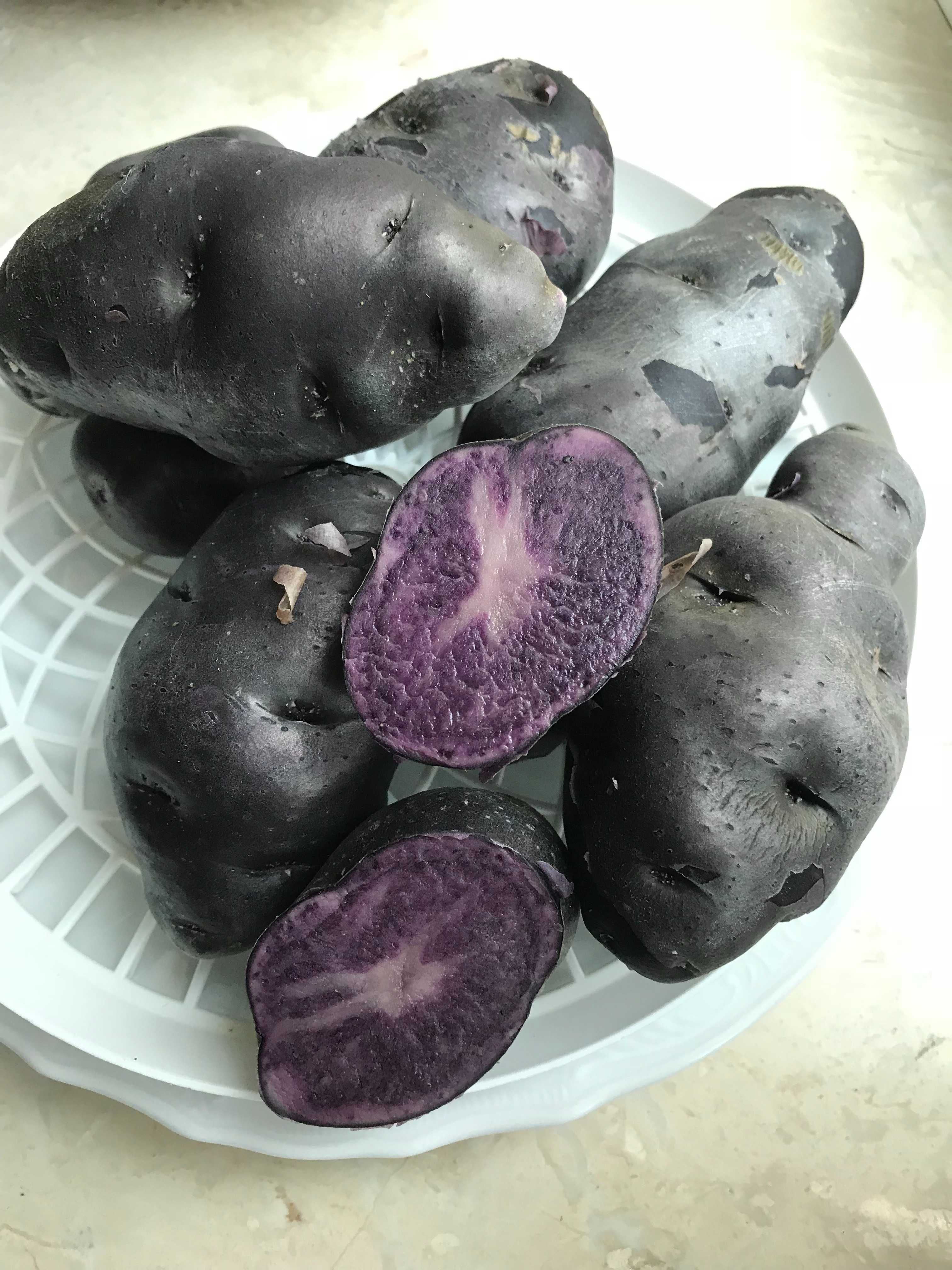 Фиолетовый картофель