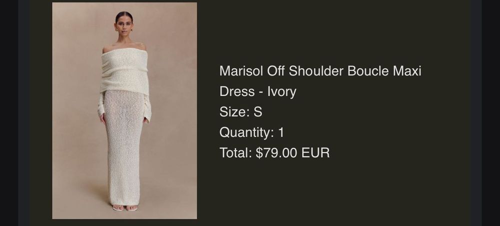 Най-продаваната нова рокля от Meshki. S