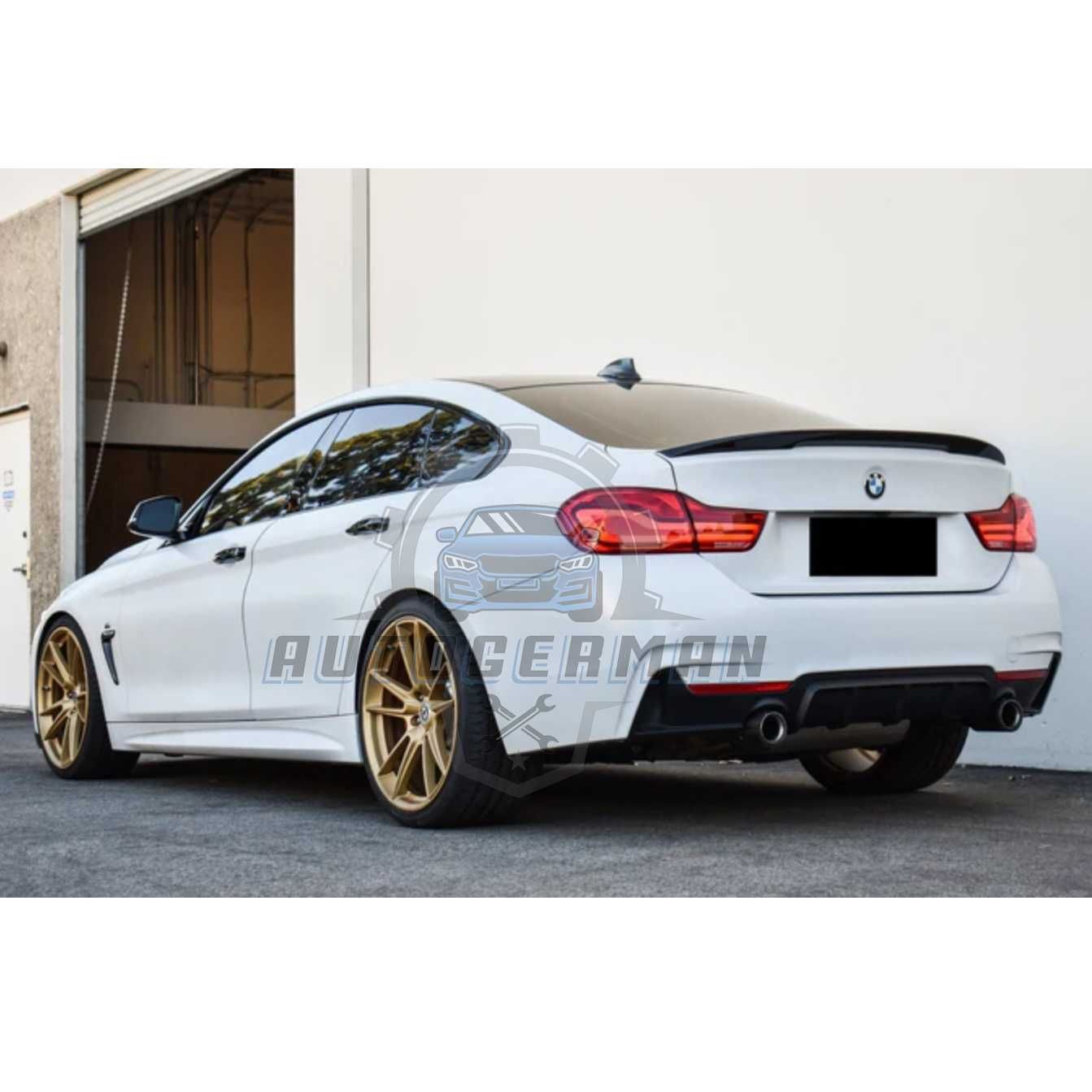 BMW F36 Спойлер P style  черен гланц ф36 бмв крило багажник нови