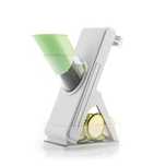 Feliator de legume multifunctional 5-in-1, manual, recipient cu capac