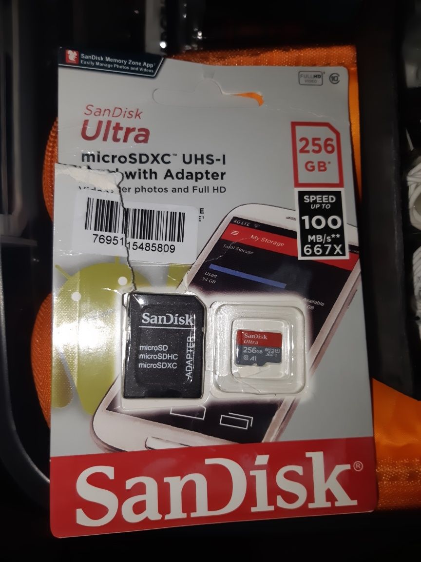 Card SD si micro sd 256 GB nou
