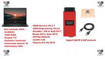Dell 3400 +VNCI Vas6154 + SSD 256 Gb ,ODIS 24.3.1 + Elsa PETKA Haynes
