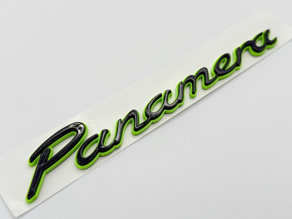 Emblema Compatibila PORSCHE Panamera Hybrid negru