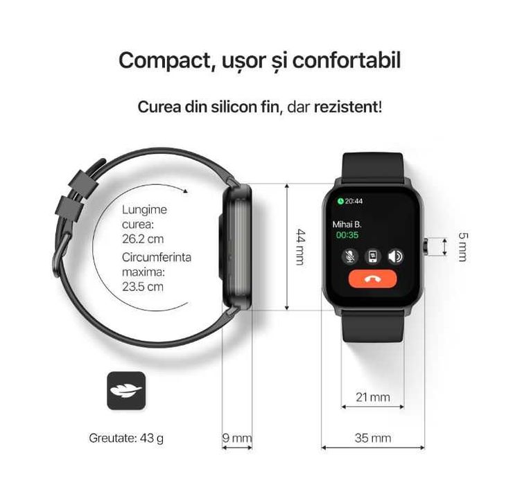 Ceas smartwatch, Zoopie smartCALL