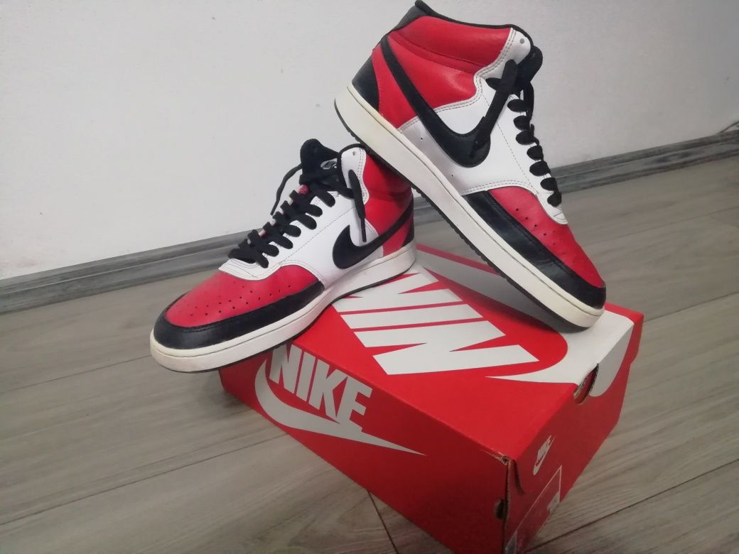 Vand nike court version mid red