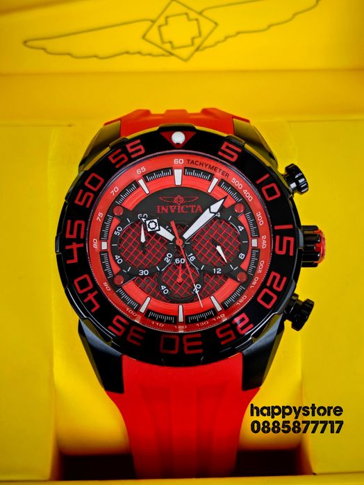 INVICTA Pogo Red 50mm, Инвикта нов ръчен часовник