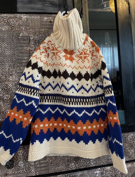 Pulover lana model nordic ski