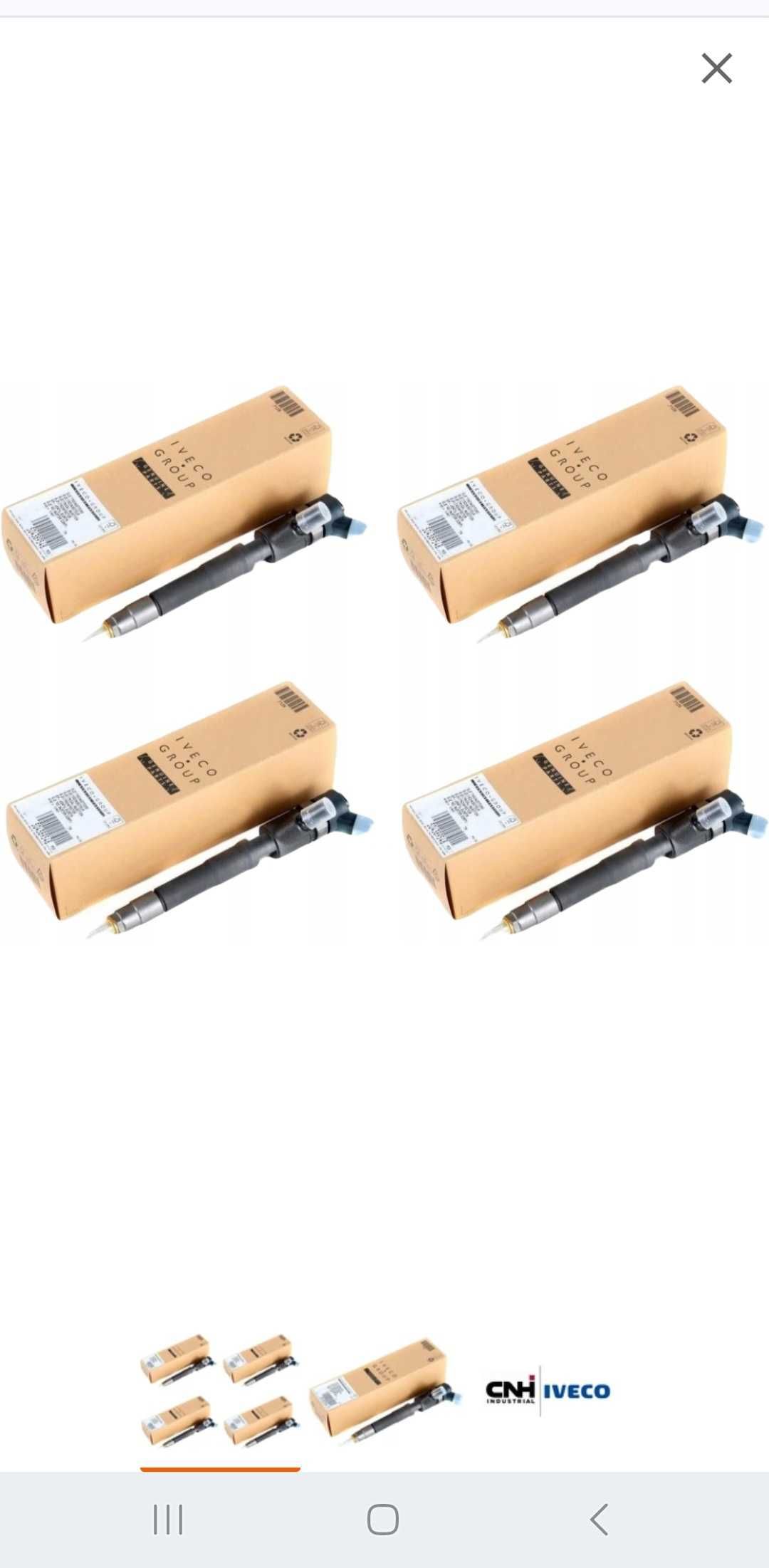 Injector injectoare fiat ducato iveco 2,3 euro 5-6 cod  504389548 NOU