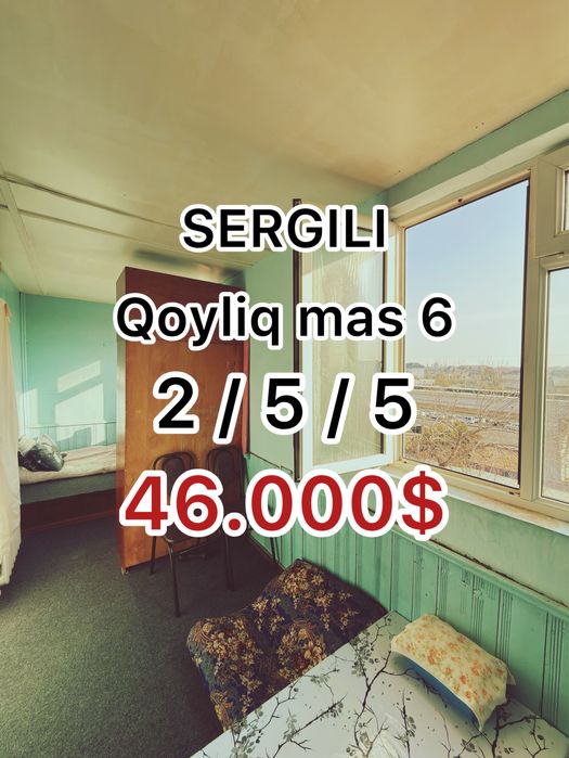 2 xonali uy sotiladi. Metro qiyot