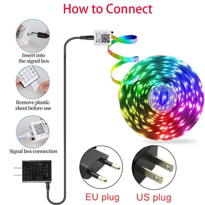 Banda LED RGB Music Sync