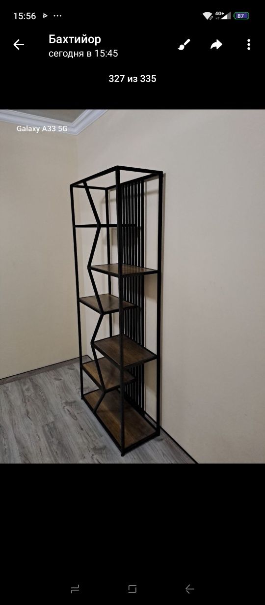 Loft mebel stelaji