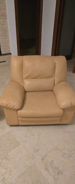 Vand set canapele piele naturala