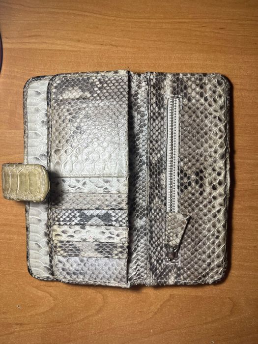 Портмоне от истинска змийска кожа