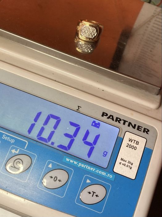 Inel aur 18kt.cu,diamante 0.10ct