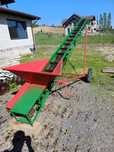 Banda de transport porumb lungime 6 m cu motor electric monofazic