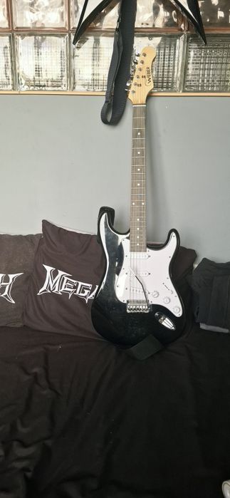 Китара Waber+ колан+ усилвател GMS AUDIO