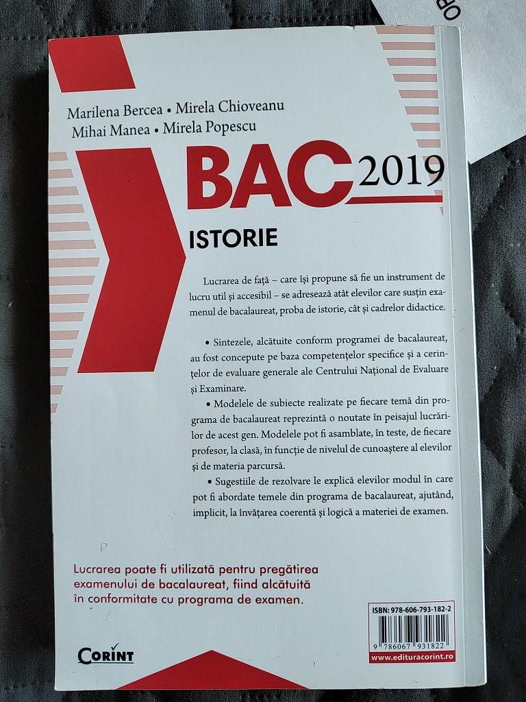 Istorie teste pentru BAC