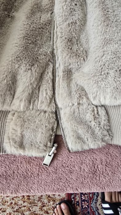 Яке бомбър Зара Zara bimber Alpha вълк косъм две лица двулицево