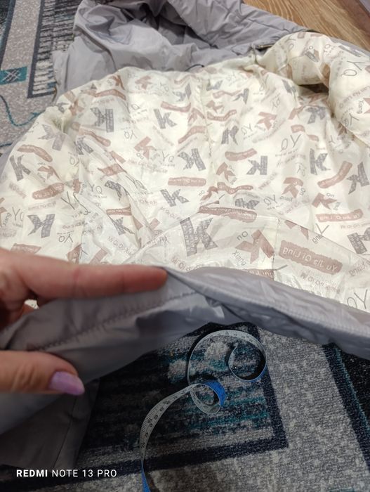 Geaca iarna moderna gri