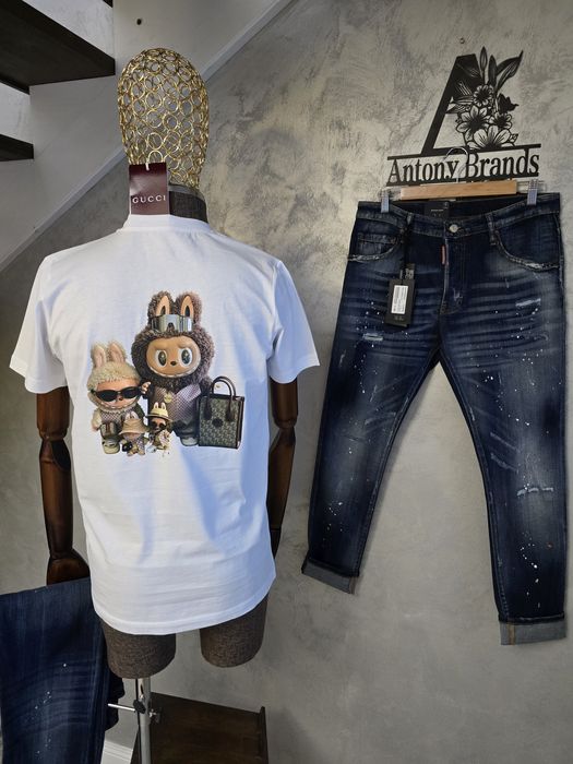 Tricou barbati, Off white, dsquared, represent