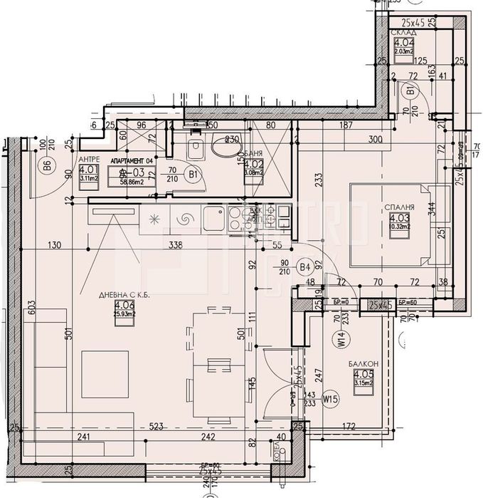 Продава се Двустаен апартамент в София, Овча купел - 73 кв.м за 1816 €/кв.м - Снимка #1