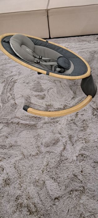 KIKKA BOO Електрическа бебешка люлка-шезлонг ASHLEE LIGHT GREY