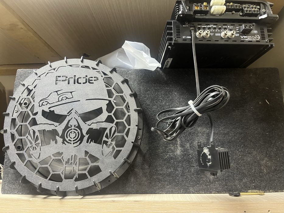 Сабвуфер pride HP12, короб, моноблок ультиматум 1.2800