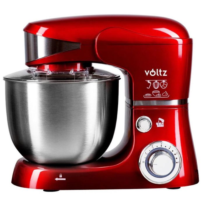 Планетарен миксер Voltz V51115G-5L инокс купа,6 скорости+ Pulse, 3 бър