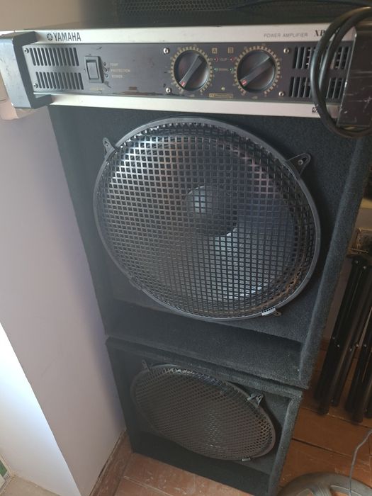 Продается усилитель два сабвуфера 18 дюймовых