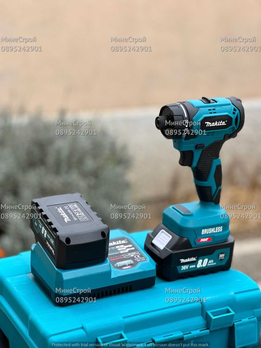 БЕЗЧЕТКОВ Акумулаторен Импакт МАКИТА 36v 8Ah Makita impact