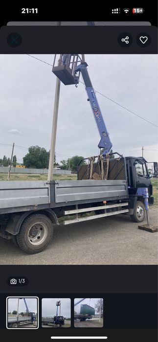 Авто манипулятор автовышка на базе марседеса