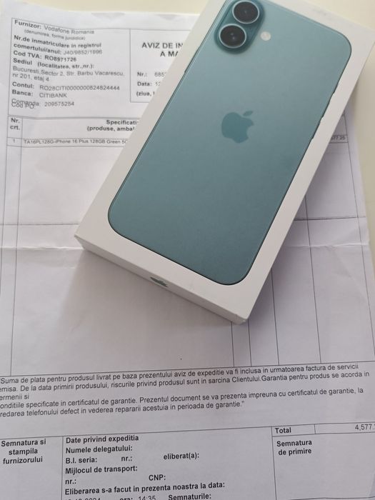 iPhone 16 sigilat garanție liber rețea