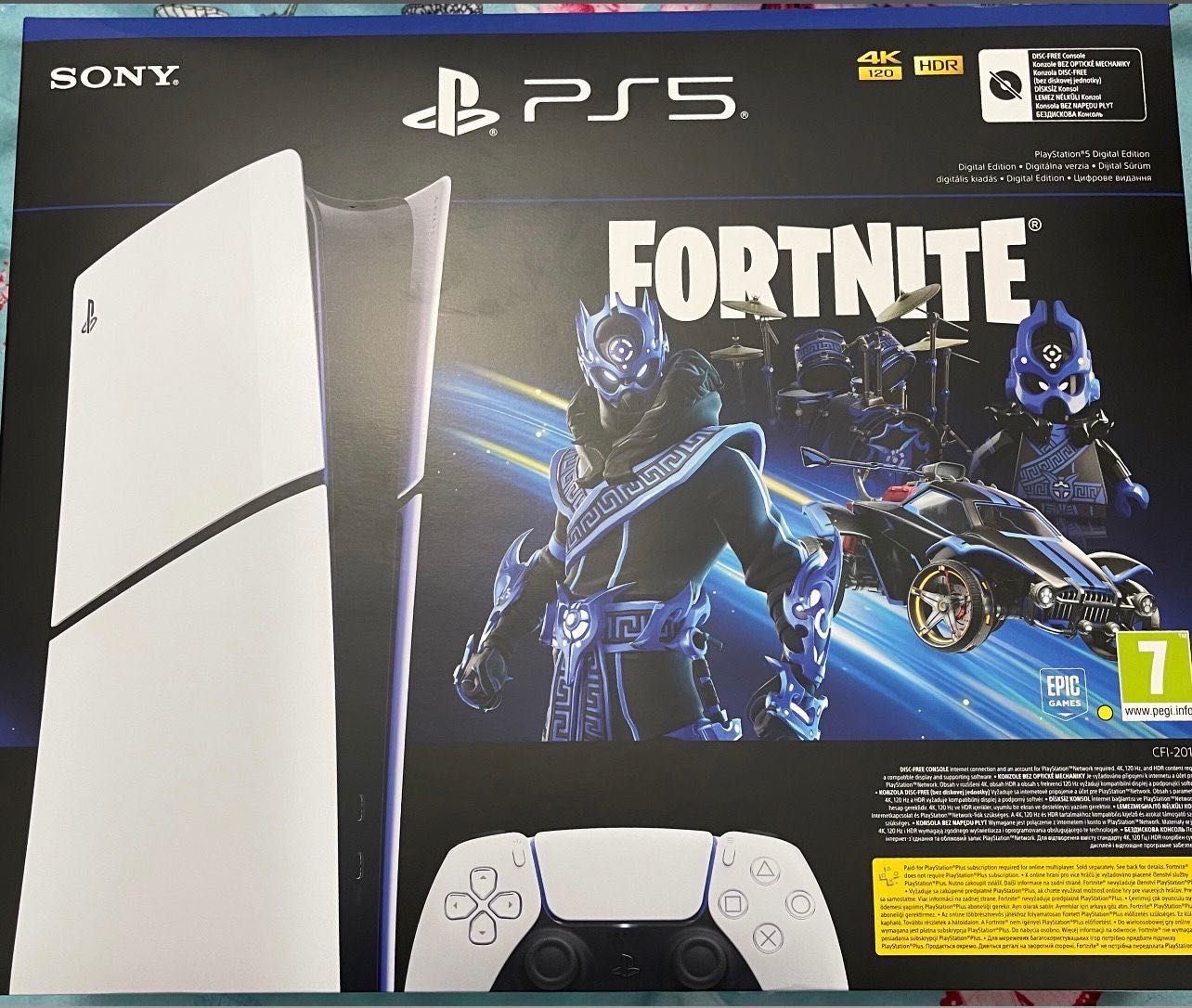 Consolă PlayStation 5 slim digital edition (ps5) 1TB, fortnite star
