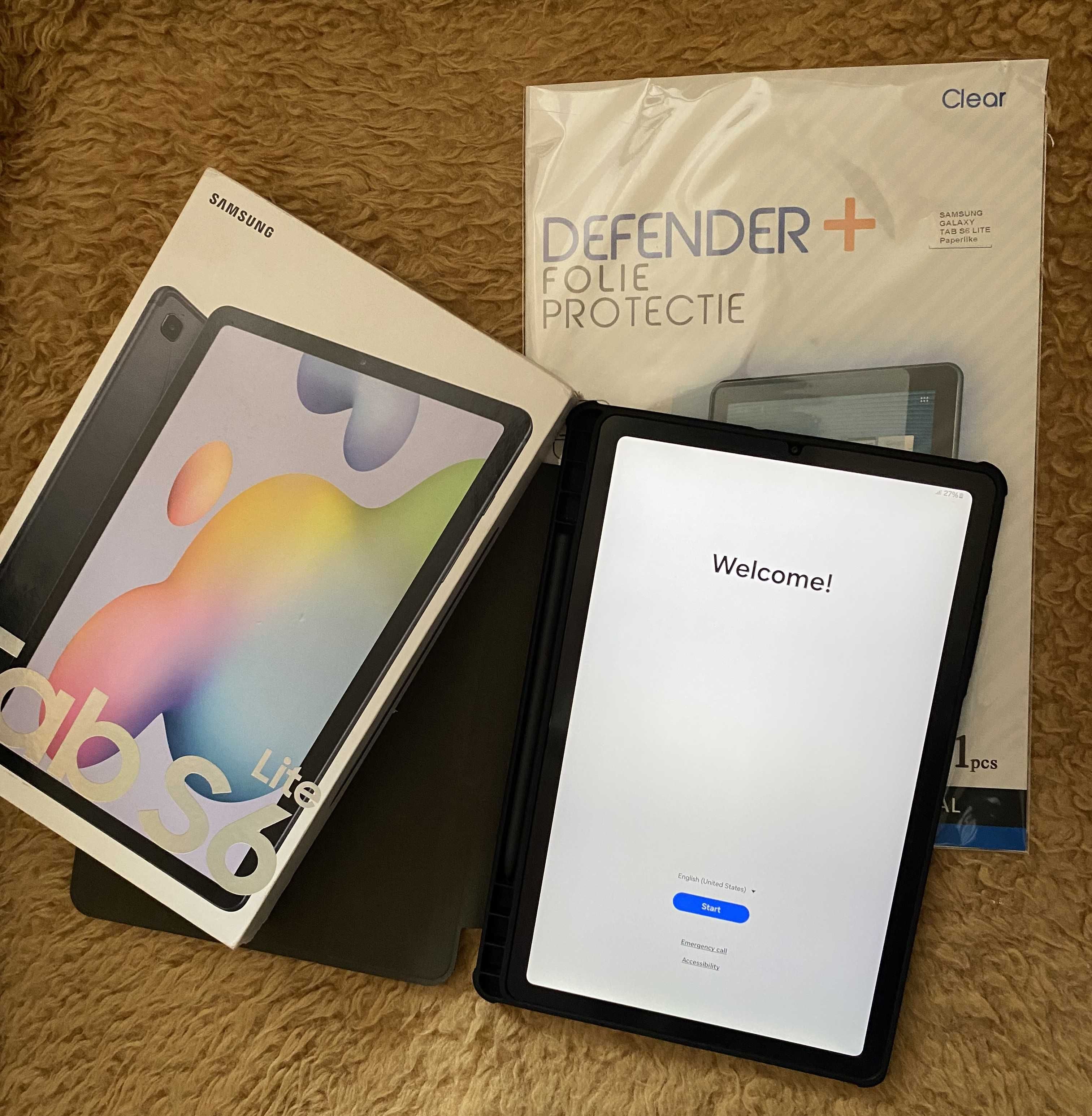 Samsung Galaxy Tab S6 Lite (2022) – Husa, Folie extra, GARANTIE