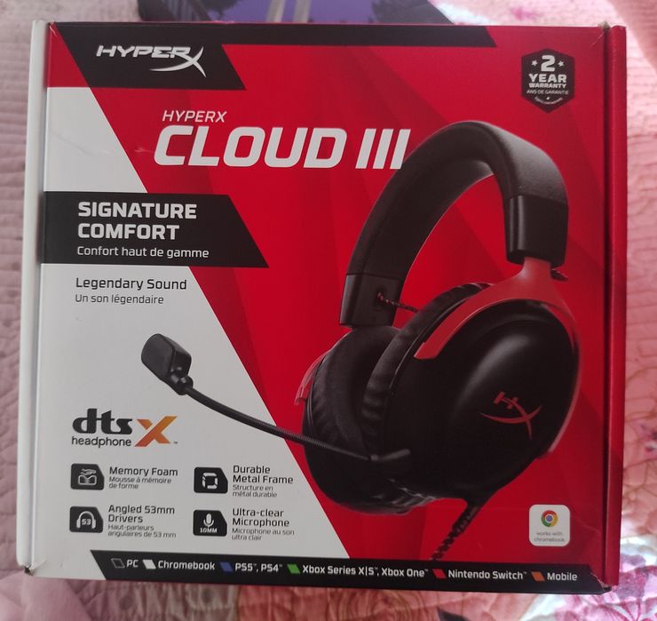 HayperX naushnik Cloud 3 simli